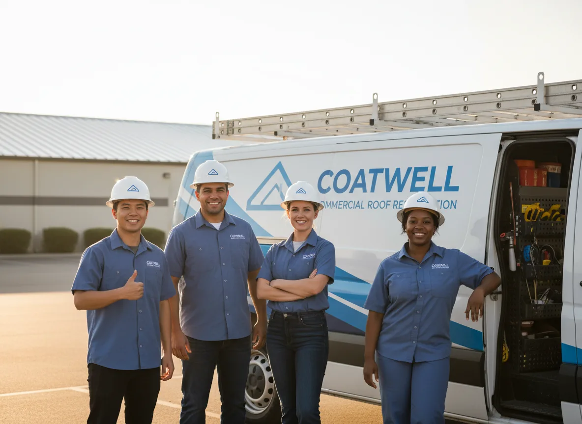 Commercial roof coating company in Hardy, IA